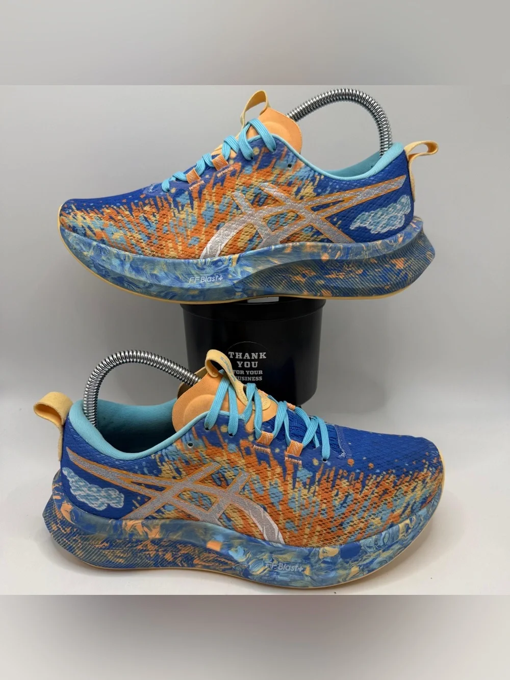ASICS Noosa Tri 16 Women’s 8.5 Blue Orange Running Shoes 1012B675-400